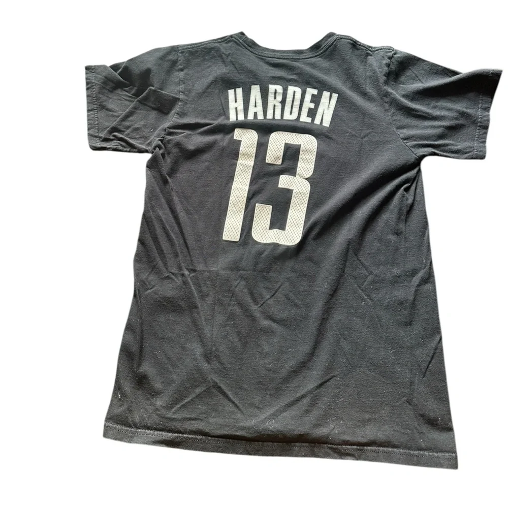 {Adidas} Houston Rockets Harden Black Go-To Tee